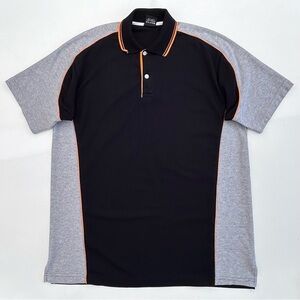 Vintage Y2K Two Tone Polo Raver Skater Size Men’s XL 2000’s Grunge Cyber